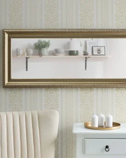 Lustro ścienne AURILLAC 51 cm 141 cm Złoty