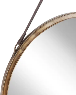 Lustro ścienne AUTUN 60 cm 60 cm Metal Złoty