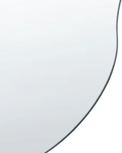 Lustro ścienne AUXERRE 40 cm 80 cm Srebrny