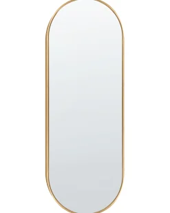 Lustro ścienne AZEVILLE 46 cm 122 cm Metal Złoty