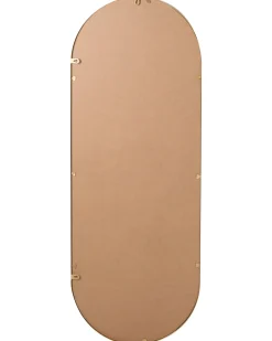 Lustro ścienne AZEVILLE 46 cm 122 cm Metal Złoty