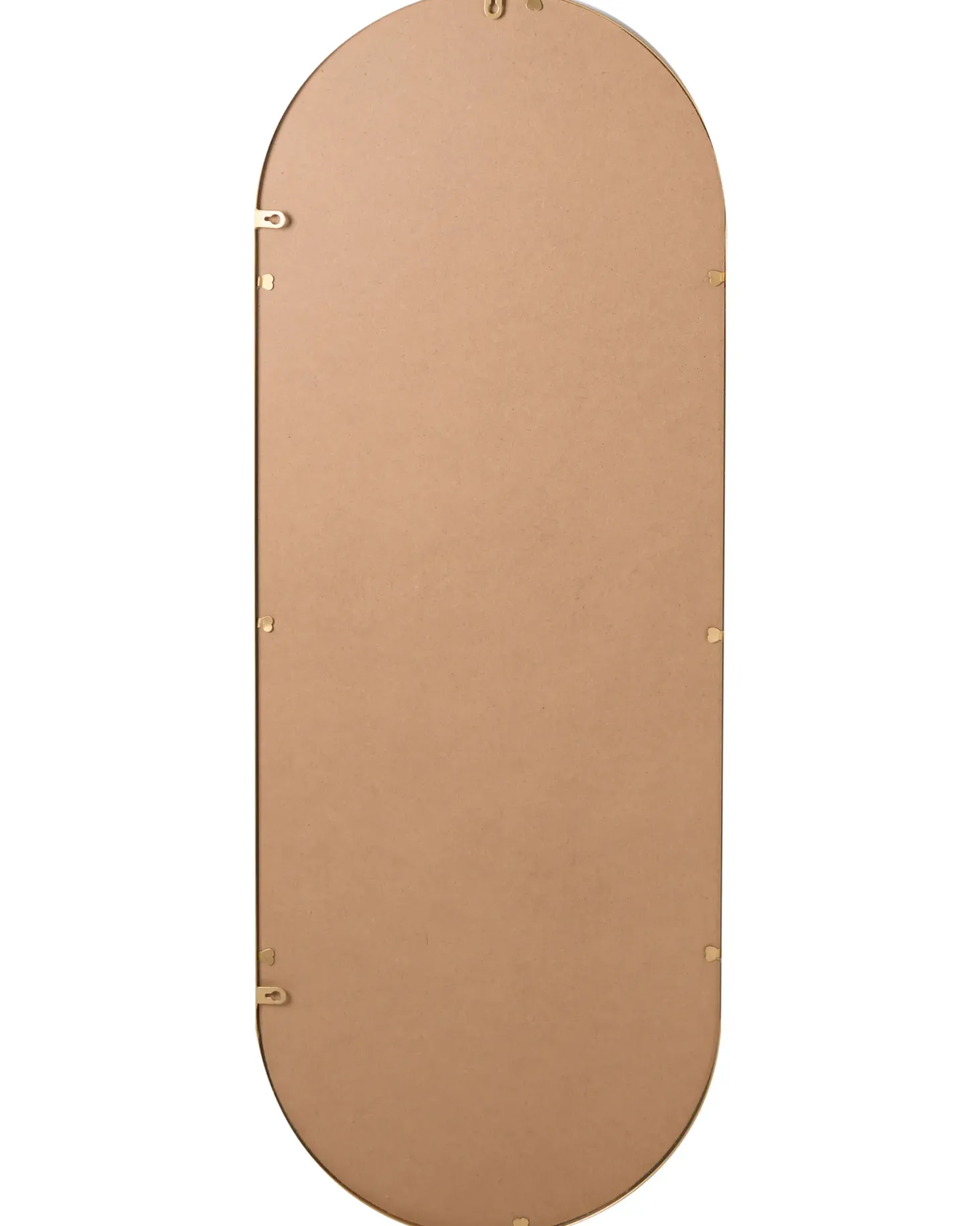 Lustro ścienne AZEVILLE 46 cm 122 cm Metal Złoty