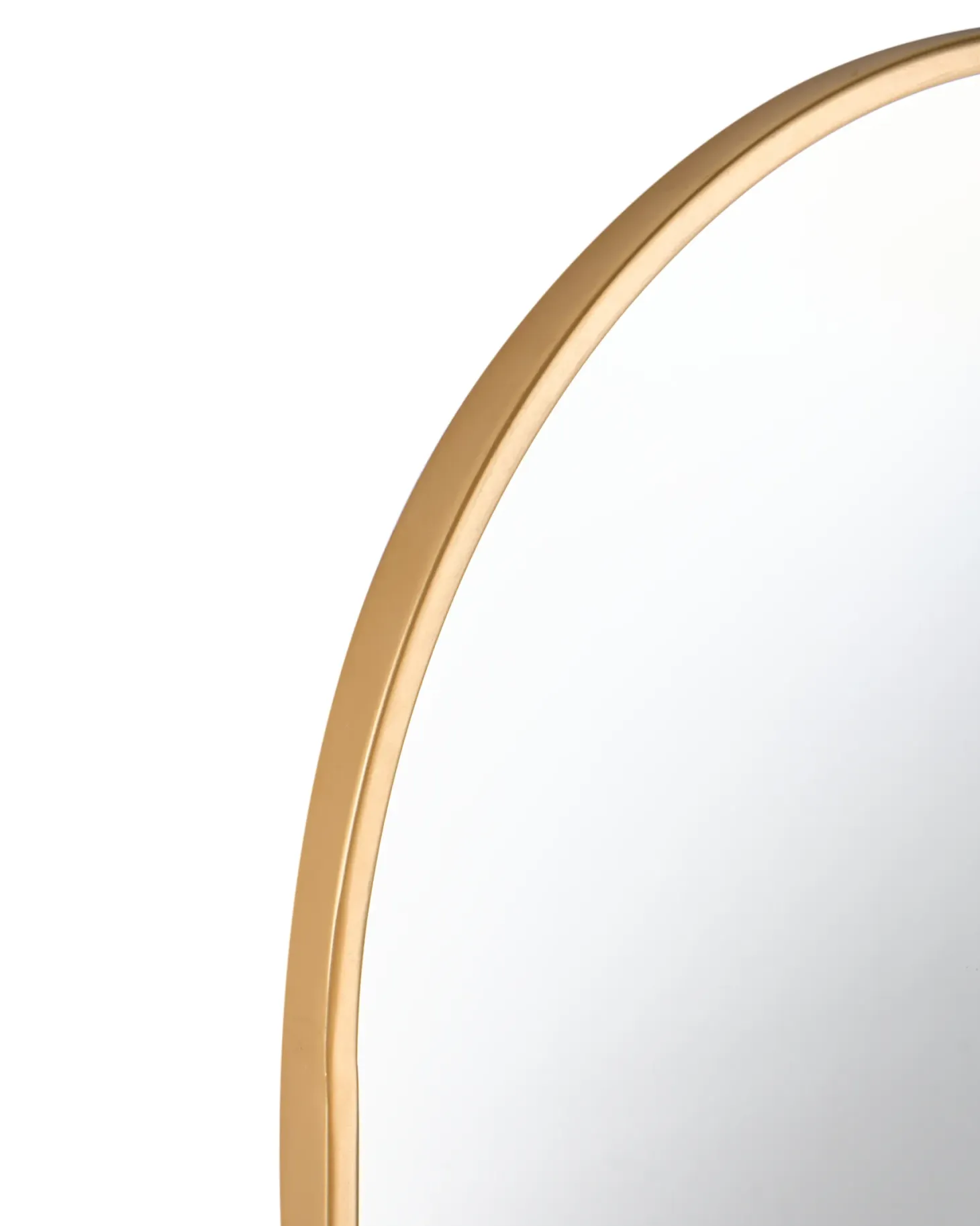 Lustro ścienne AZEVILLE 46 cm 122 cm Metal Złoty