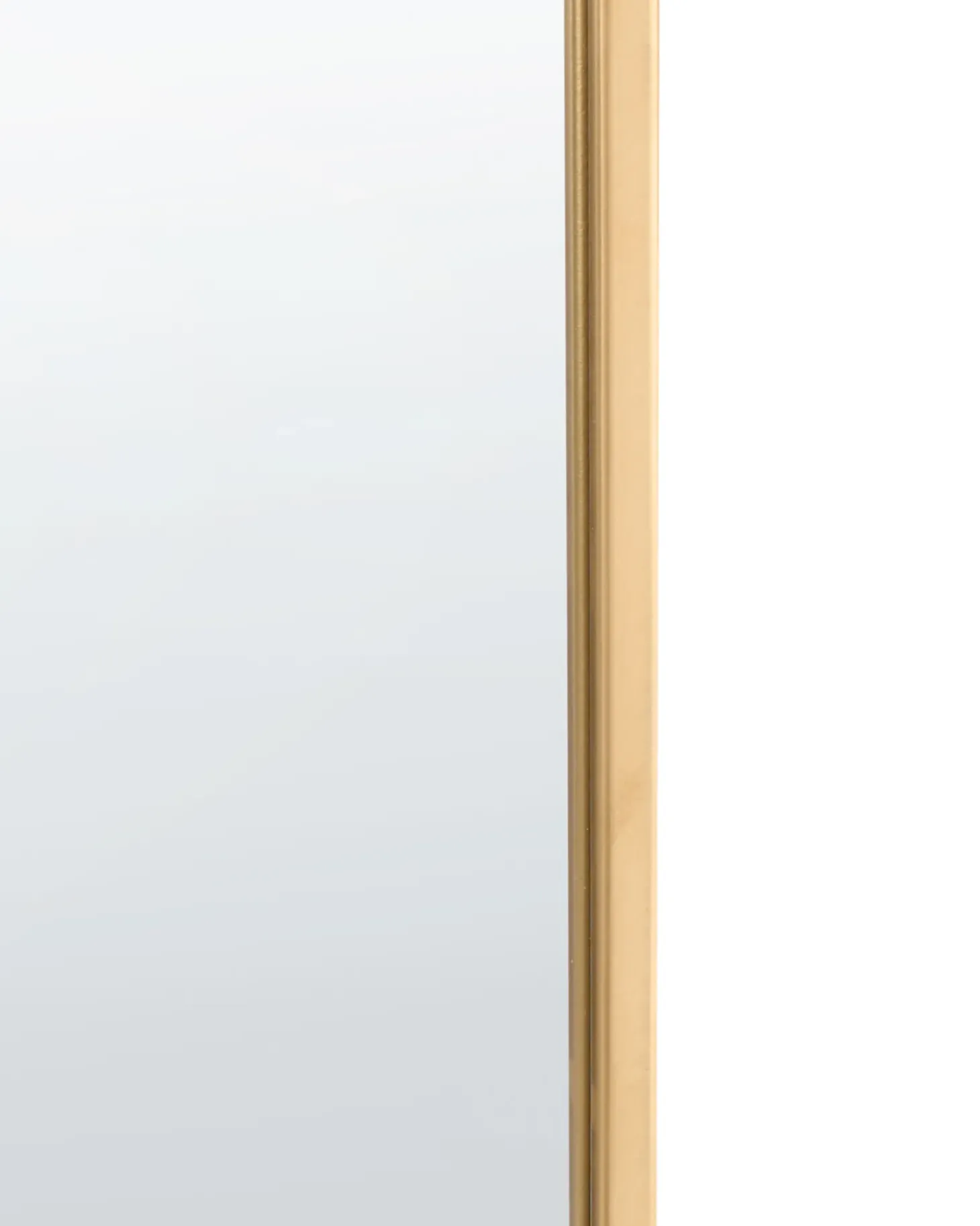 Lustro ścienne AZEVILLE 46 cm 122 cm Metal Złoty