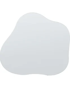 Lustro ścienne BAGNEUX 50 cm 55 cm Srebrny