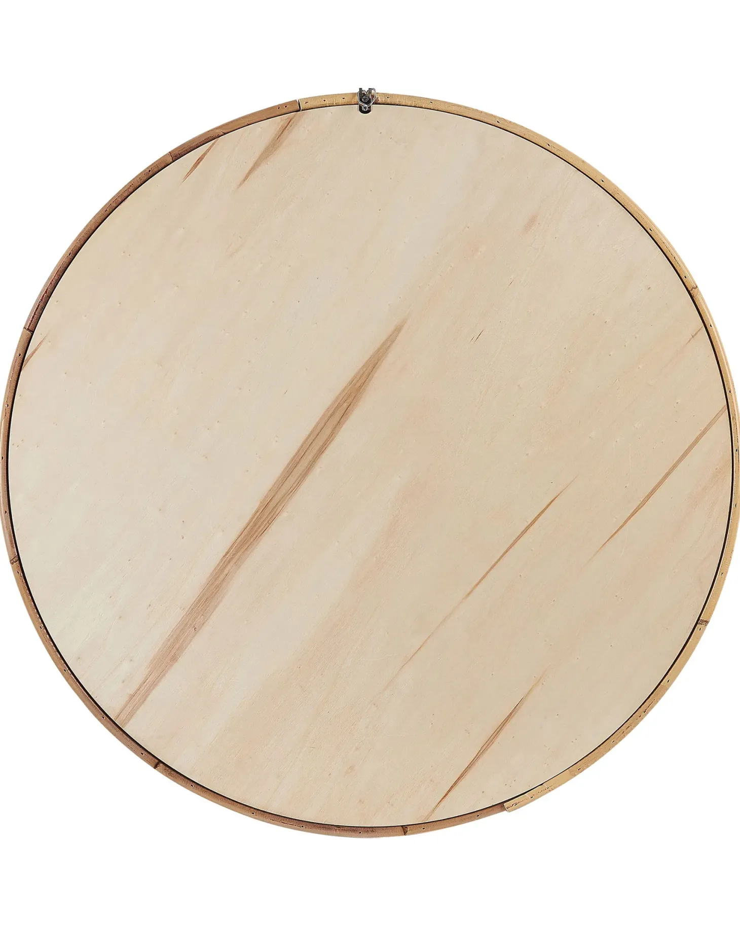 Lustro ścienne BARUNG 60 cm 60 cm Rattan Naturalny Beżowy