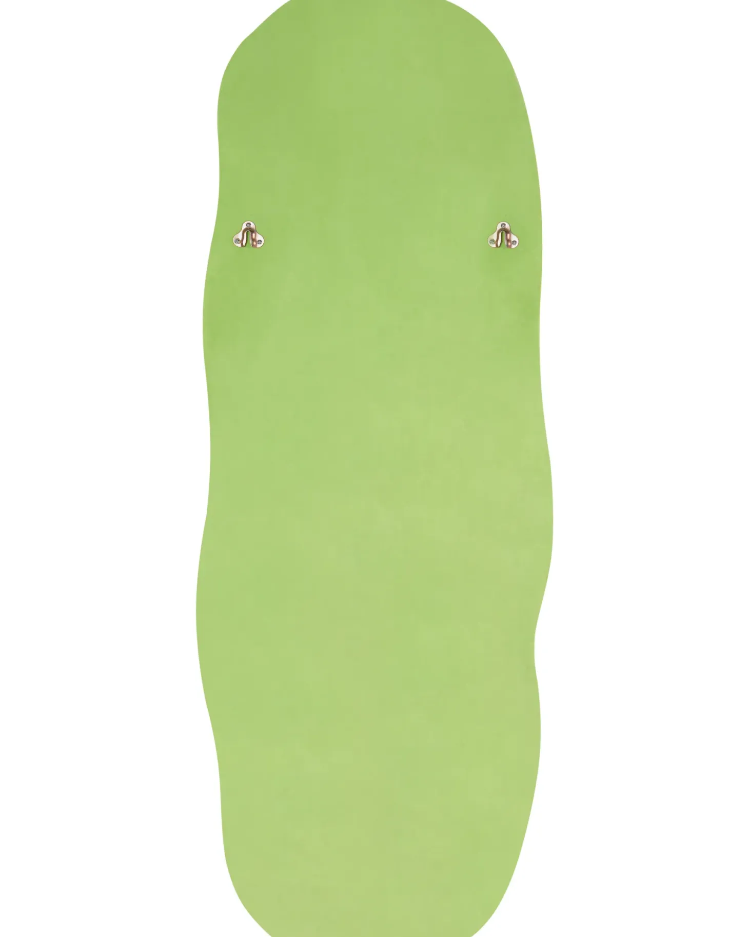 Lustro ścienne BEAUNE 56 cm 160 cm Welur Zielony