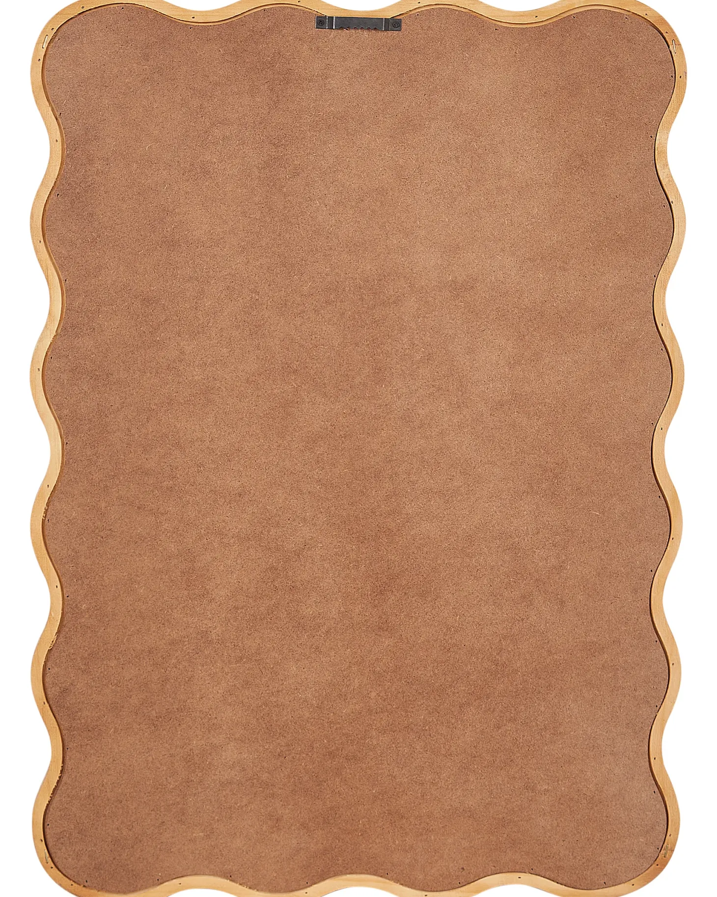 Lustro ścienne BEFFES 50 cm 72 cm Drewno sosnowe Naturalny