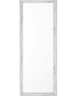 Lustro ścienne BENON 50 cm 130 cm Złamana biel