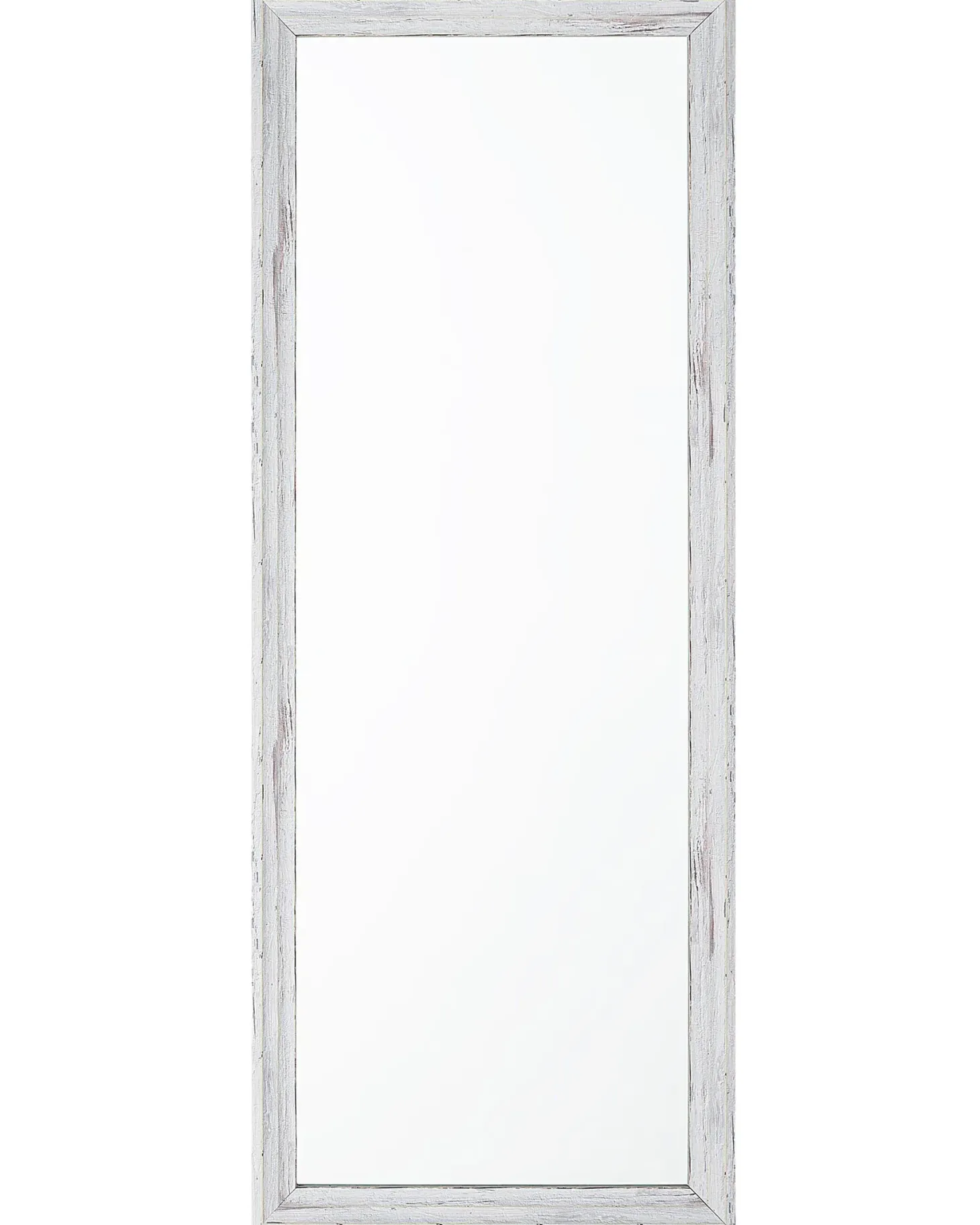 Lustro ścienne BENON 50 cm 130 cm Złamana biel