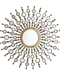 Lustro ścienne BLOIS 70 cm 70 cm Metal Złoty
