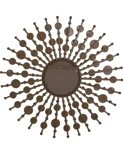 Lustro ścienne BLOIS 70 cm 70 cm Metal Złoty
