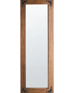 Lustro ścienne BLOSVILLE 58 cm 164 cm Drewno jodłowe Brązowy