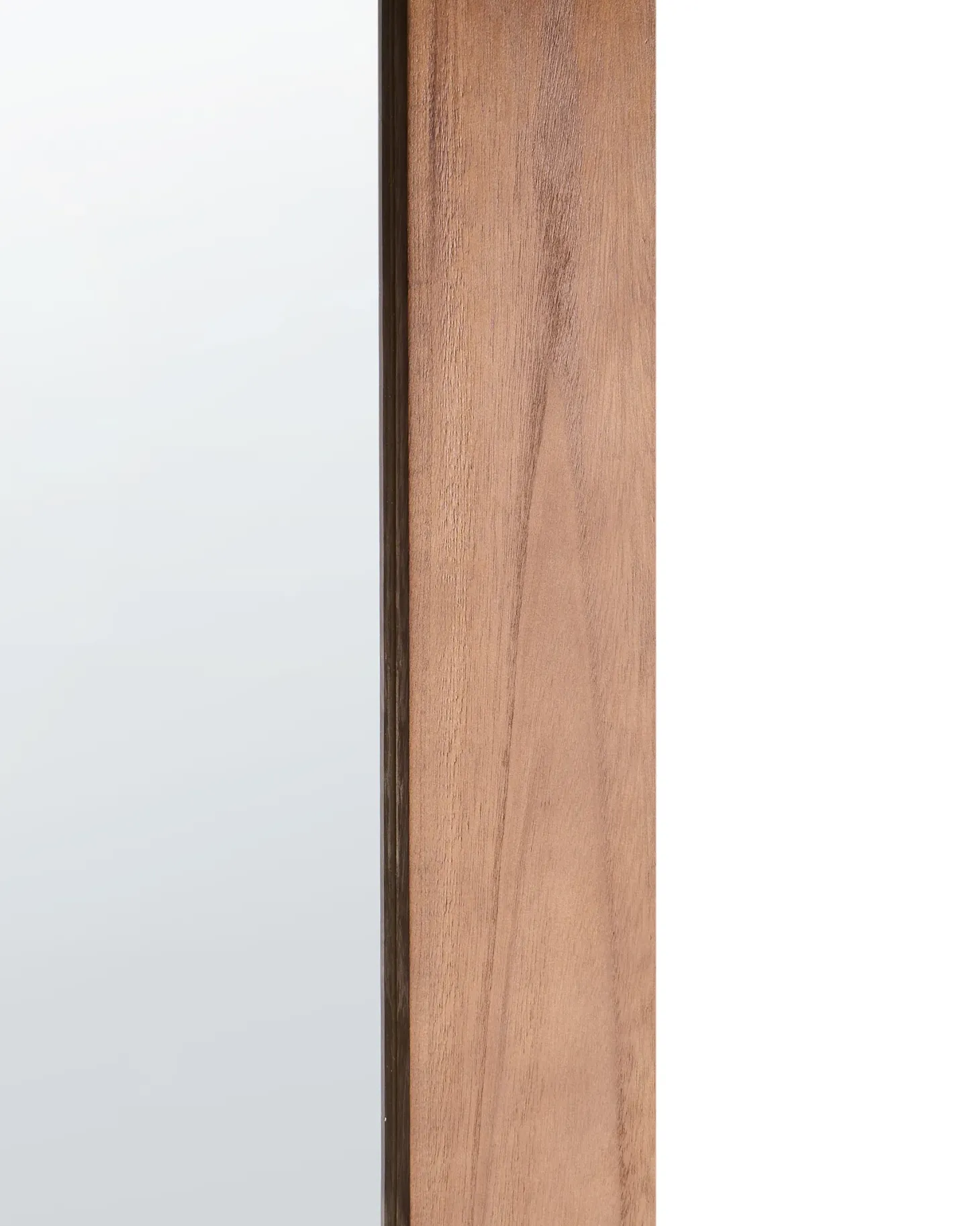 Lustro ścienne BLOSVILLE 58 cm 164 cm Drewno jodłowe Brązowy