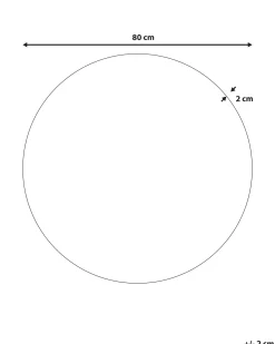 Lustro ścienne BOUCHON 80 cm 80 cm Zielony