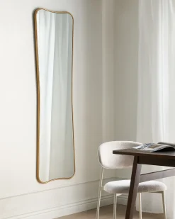 Lustro ścienne BRIEUC 50 cm 160 cm Złoty