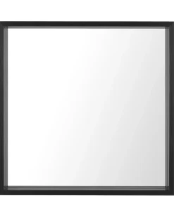 Lustro ścienne BRIGNOLES 50 cm 50 cm Czarny