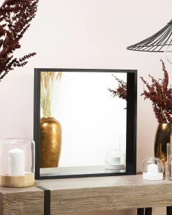 Lustro ścienne BRIGNOLES 50 cm 50 cm Czarny