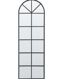 Lustro ścienne BROUAGE 40 cm 120 cm Metal Czarny