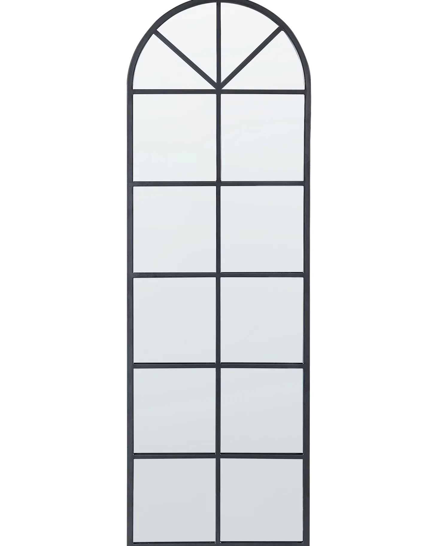 Lustro ścienne BROUAGE 40 cm 120 cm Metal Czarny