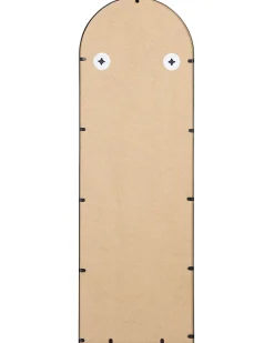 Lustro ścienne BROUAGE 40 cm 120 cm Metal Czarny