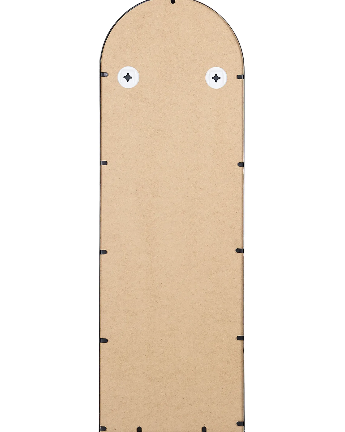 Lustro ścienne BROUAGE 40 cm 120 cm Metal Czarny