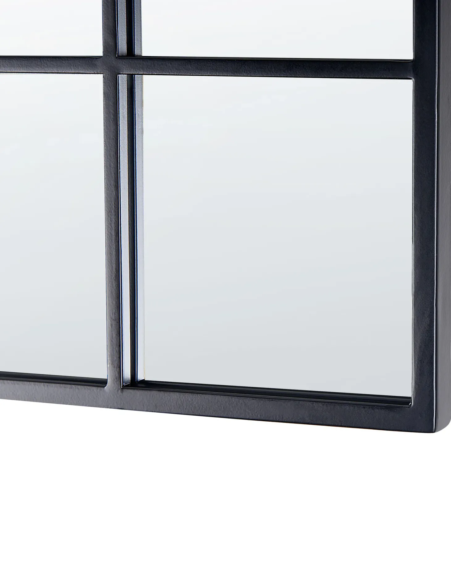 Lustro ścienne BROUAGE 40 cm 120 cm Metal Czarny