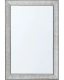 Lustro ścienne BUBRY 61 cm 91 cm Srebrny