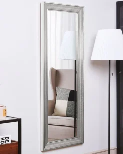 Lustro ścienne BUBRY 50 cm 130 cm Srebrny