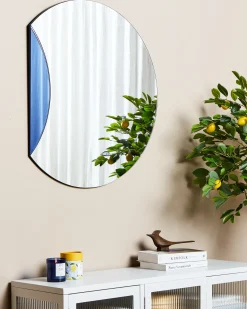 Lustro ścienne CAMBRAI 80 cm 70 cm Niebieski