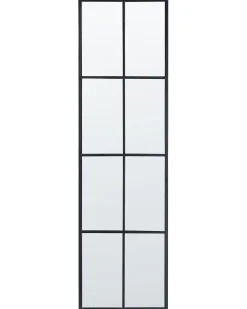 Lustro ścienne CAMON 38 cm 132 cm Metal Czarny