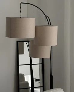 Lustro ścienne CAMON 38 cm 132 cm Metal Czarny