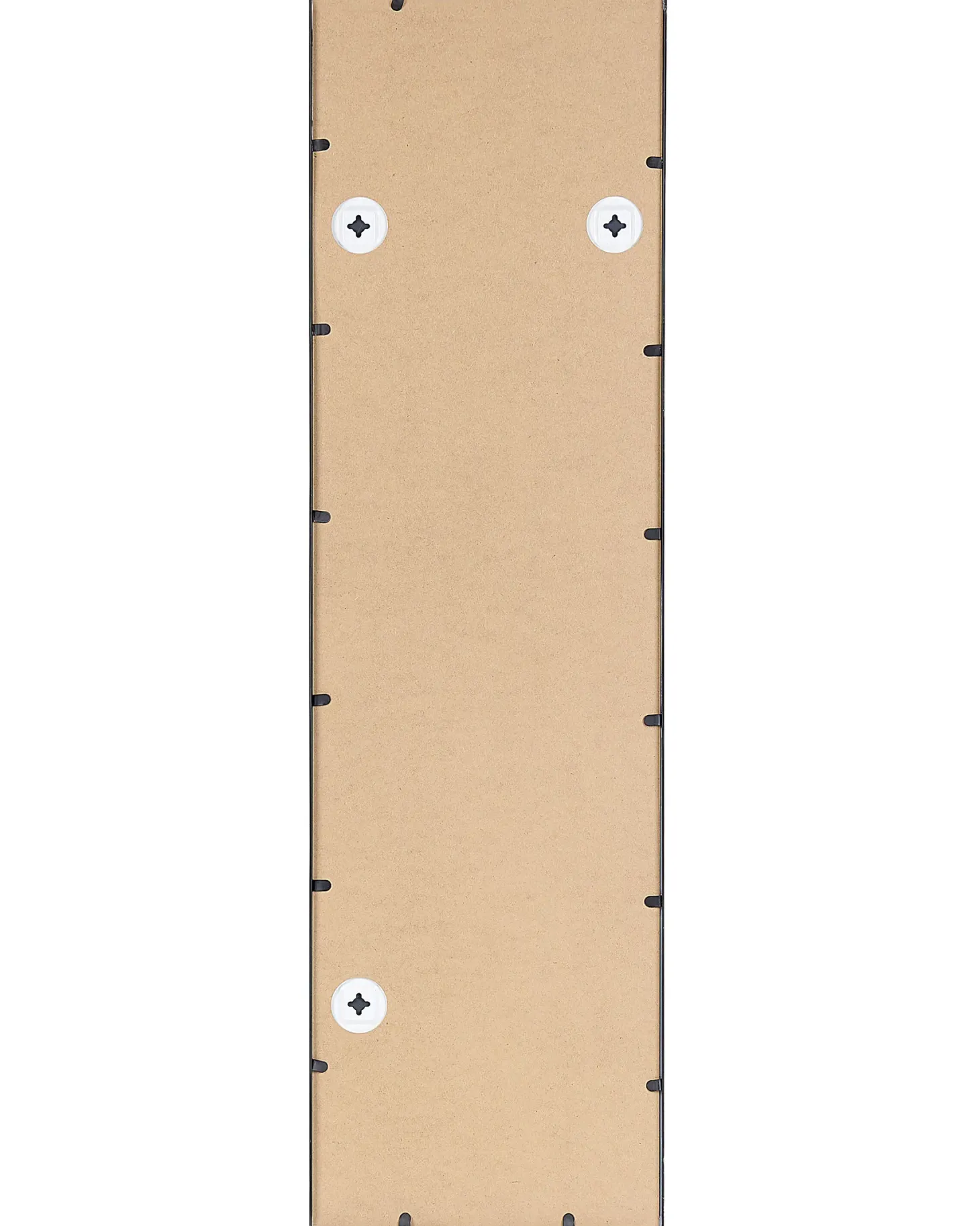 Lustro ścienne CAMON 38 cm 132 cm Metal Czarny
