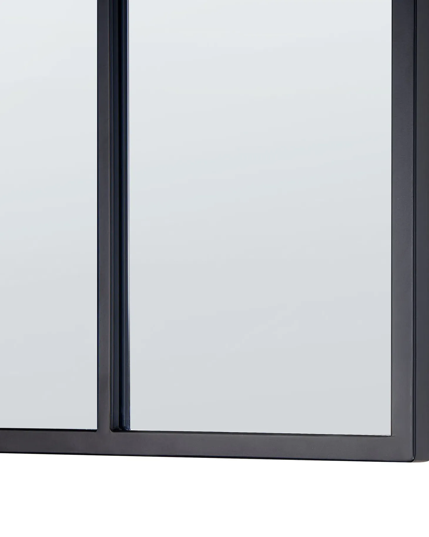Lustro ścienne CAMON 38 cm 132 cm Metal Czarny