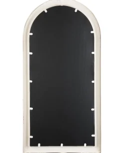 Lustro ścienne CAMPEL 49 cm 97 cm Metal Złamana biel