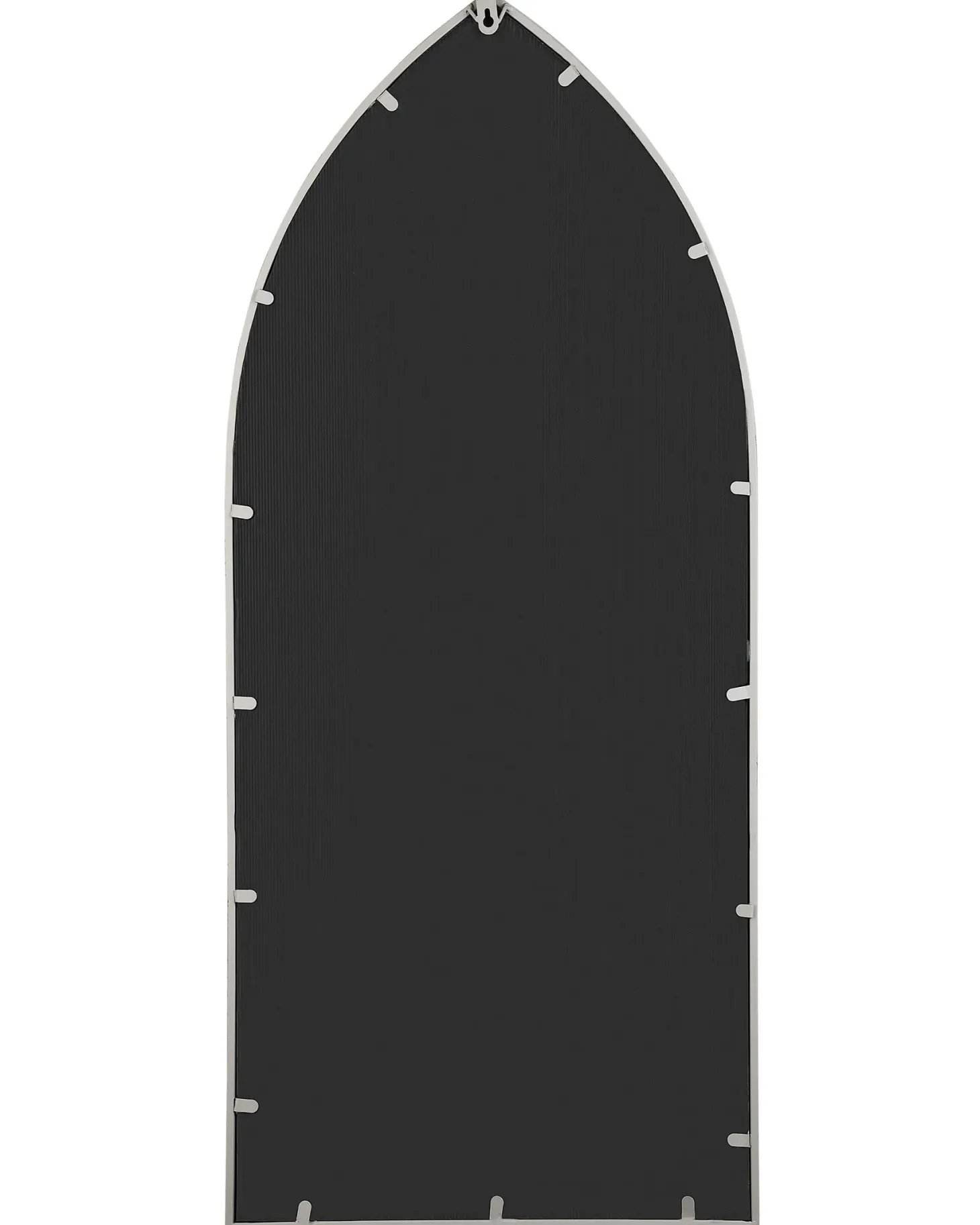 Lustro ścienne CASSEL 50 cm 115 cm Metal Jasnoszary