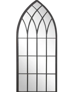 Lustro ścienne CASSEL 50 cm 115 cm Metal Czarny
