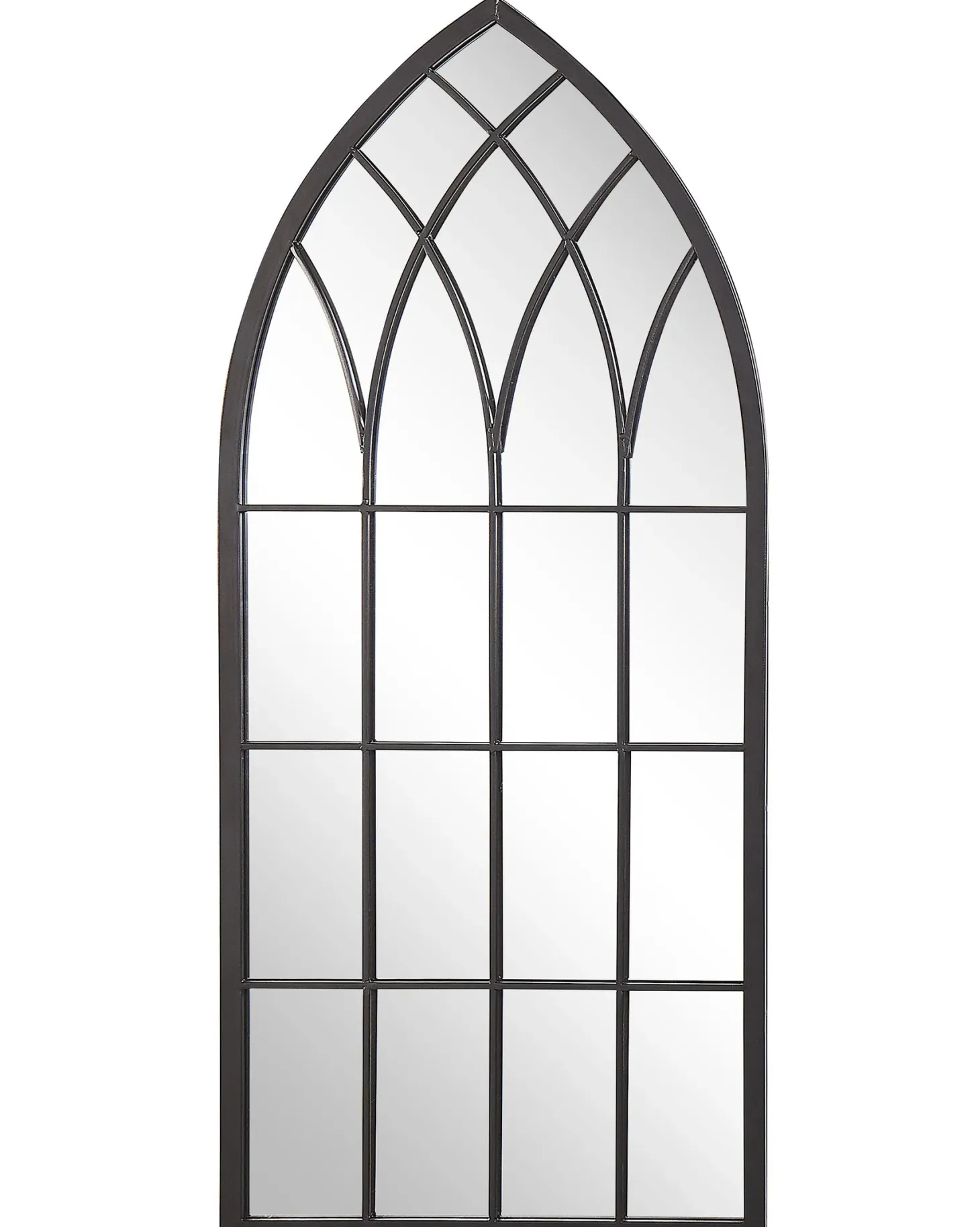 Lustro ścienne CASSEL 50 cm 115 cm Metal Czarny