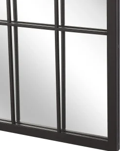 Lustro ścienne CASSEL 50 cm 115 cm Metal Czarny