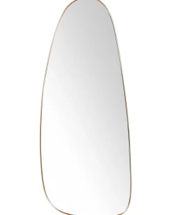Lustro ścienne CERGY 39 cm 95 cm Metal Złoty