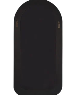 Lustro ścienne CERVON 60 cm 120 cm Boucle Beżowoszary