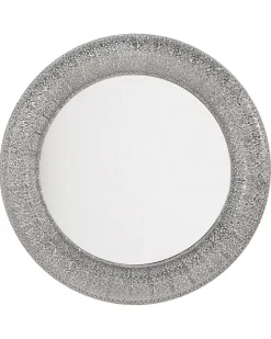 Lustro ścienne CHANNAY 80 cm 80 cm Metal Srebrny