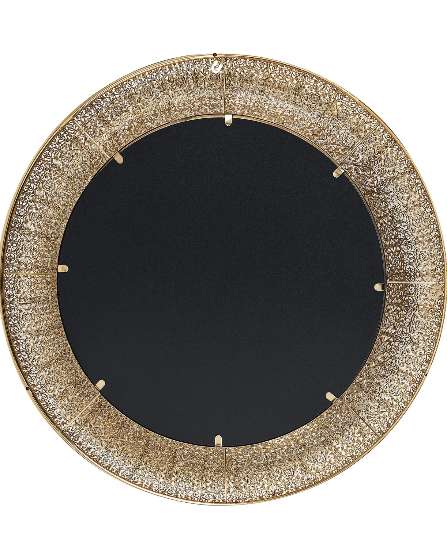 Lustro ścienne CHANNAY 80 cm 80 cm Metal Złoty
