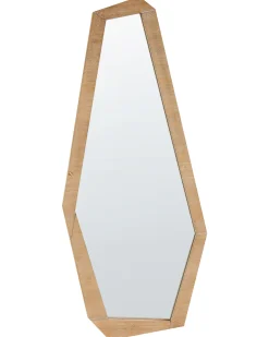 Lustro ścienne CHANU 44 cm 104 cm Jasnobrązowy