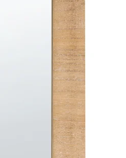 Lustro ścienne CHANU 44 cm 104 cm Jasnobrązowy