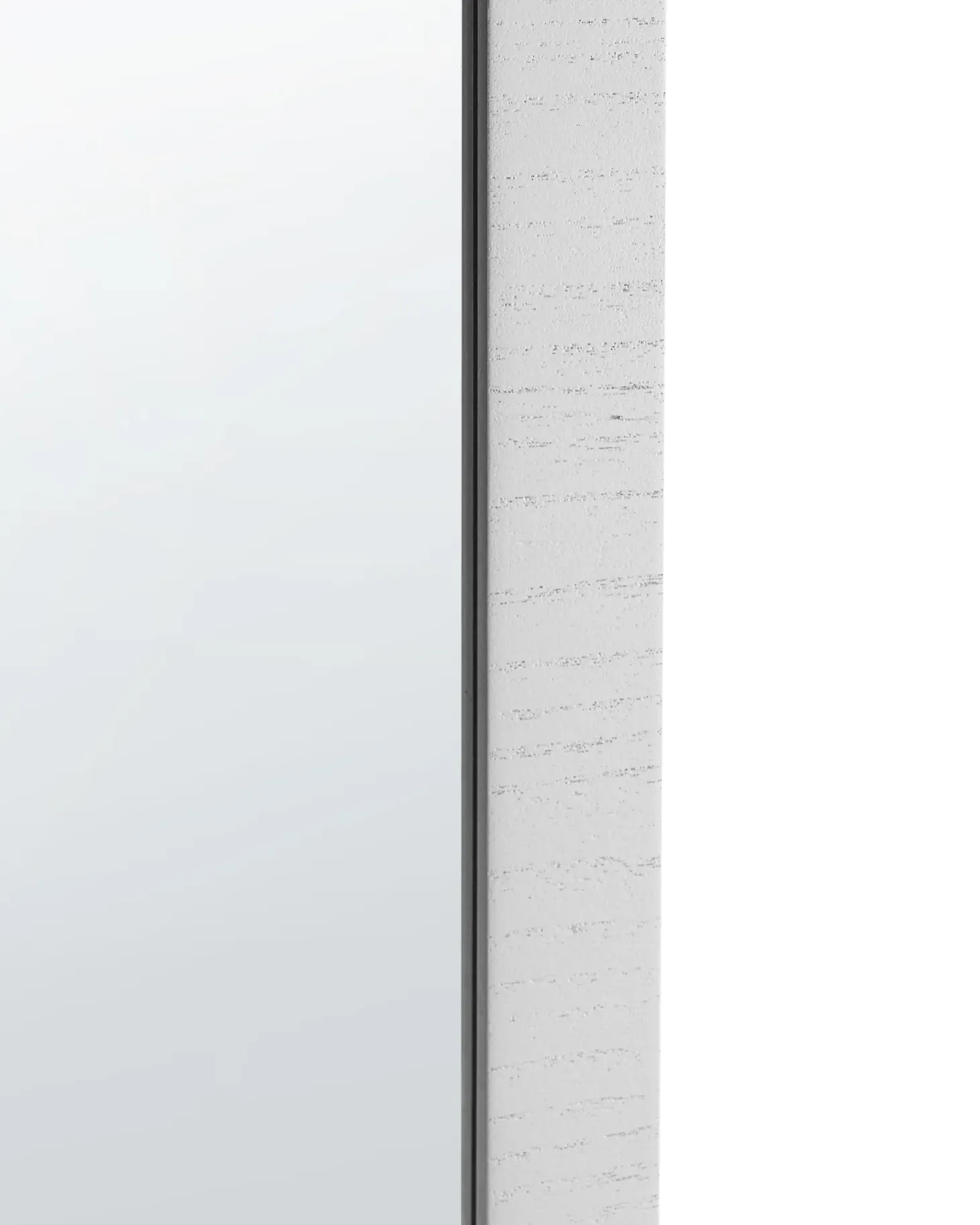 Lustro ścienne CHANU 44 cm 104 cm Srebrny