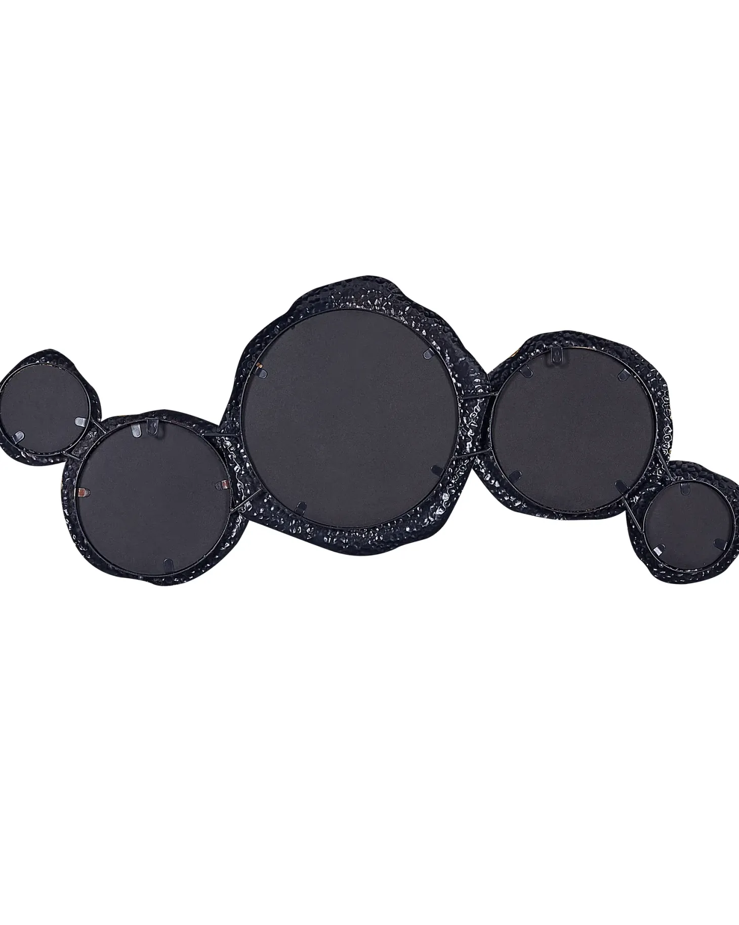 Lustro ścienne CHARNY 109 cm 44 cm Metal Czarny/ złoty
