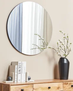 Lustro ścienne CHARRON 80 cm 80 cm Niebieski