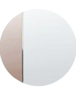 Lustro ścienne CHARRON 80 cm 80 cm Różowe złoto