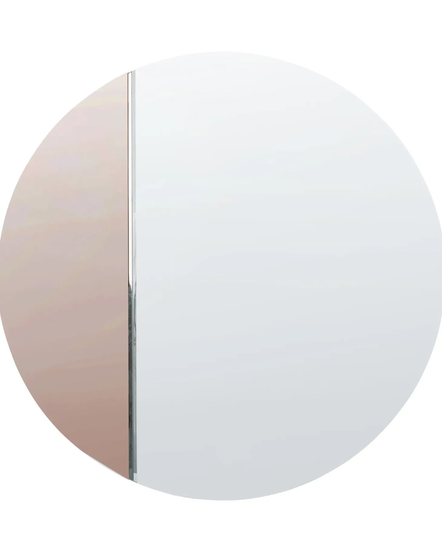 Lustro ścienne CHARRON 80 cm 80 cm Różowe złoto